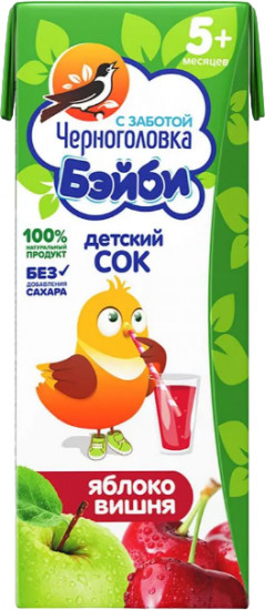 Сок «Яблоко-вишня»