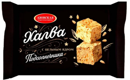 Халва подсолнечная с цельным ядром
