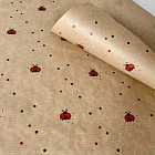 Бумага упаковочная «Божья коровка»