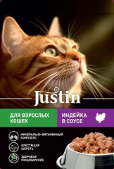 Корм влажный для кошек «Индейка в соусе»