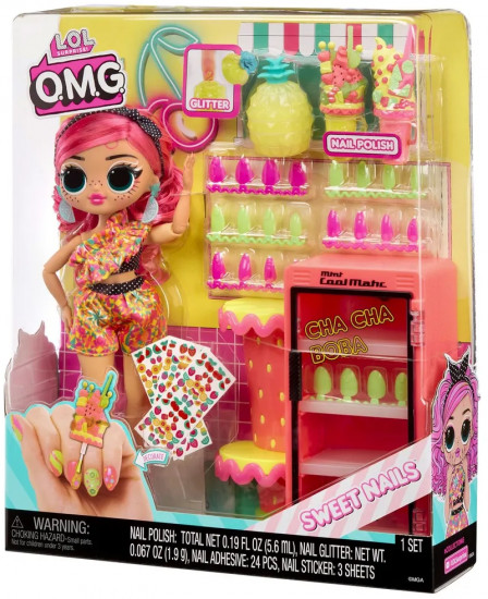 Набор игровой «L.O.L. Surprise! OMG  Sweet Nails Пинки»