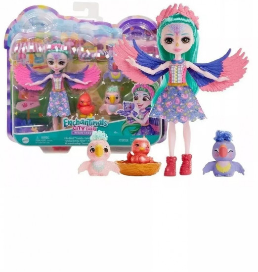 Набор игровой «Кукла Зяблик Филии Финч и 3 птенца»