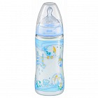 Бутылочка First Choice из полипропилена Baby Blue ПВ (300 мл) с силиконовой соской
