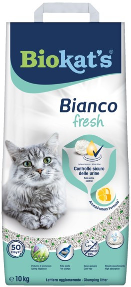 Наполнитель с ароматом свежескошенной травы «Bianco fresh» | Biokat`s