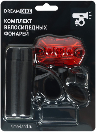 Комплект фонарей велосипедных JY-7058+JY-6090T