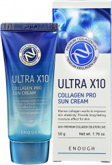 Крем для лица солнцезащитный с морским коллагеном «Ultra X10 Collagen Sun Cream» SPF 50