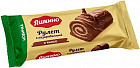 Рулет бисквитный глазированный с какао