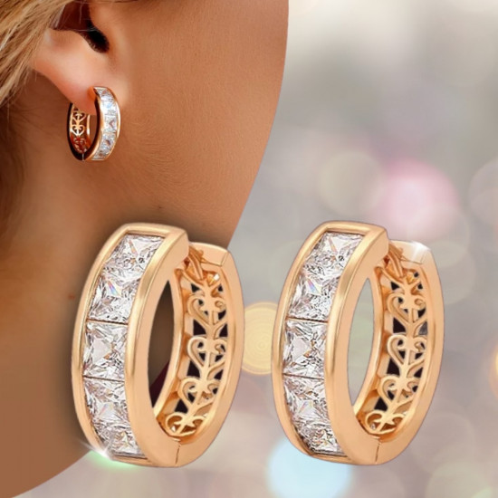 Серьги кольца