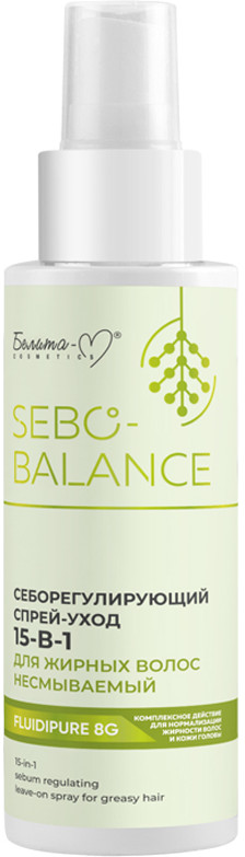 Спрей-уход для жирных волос себорегулирующий | Sebo-Balance | Белита-М