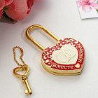 Замок свадебный с заливкой «Вместе навсегда»