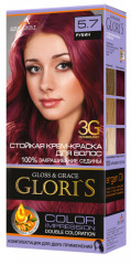 Крем-краска для волос «Glori's» 5.7 Рубин