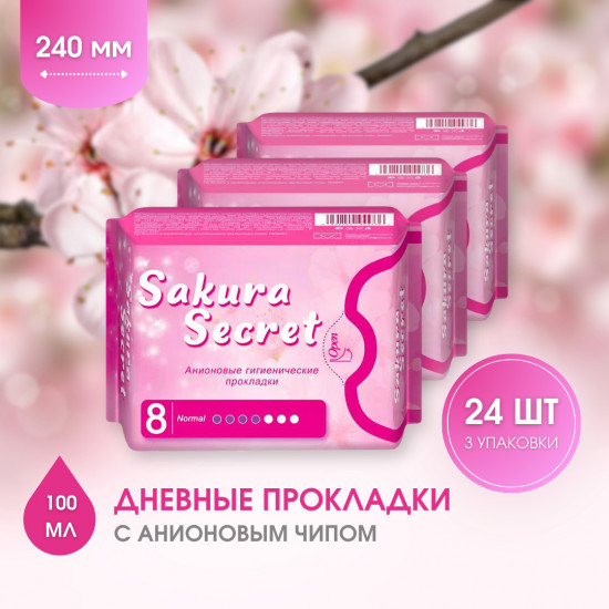 Набор анионовых дневных прокладок