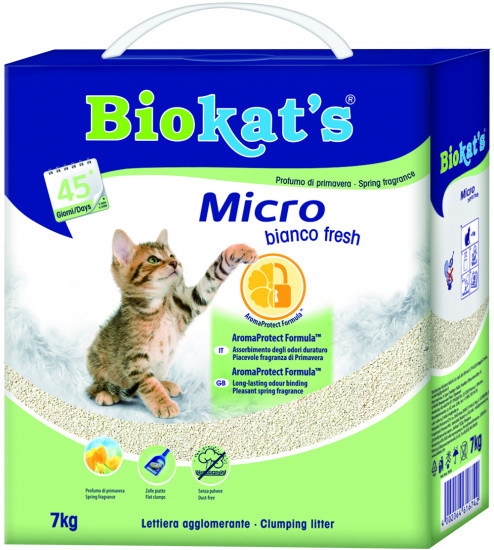 Наполнитель для кошек «Micro bianco fresh»