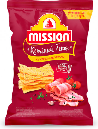 Чипсы кукурузные «Копченый бекон»