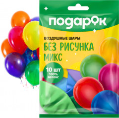 Воздушные шары без рисунка «Микс»