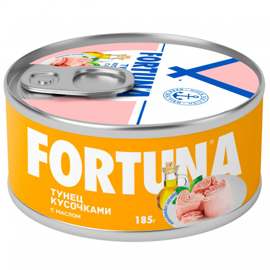 Тунец кусочками с маслом