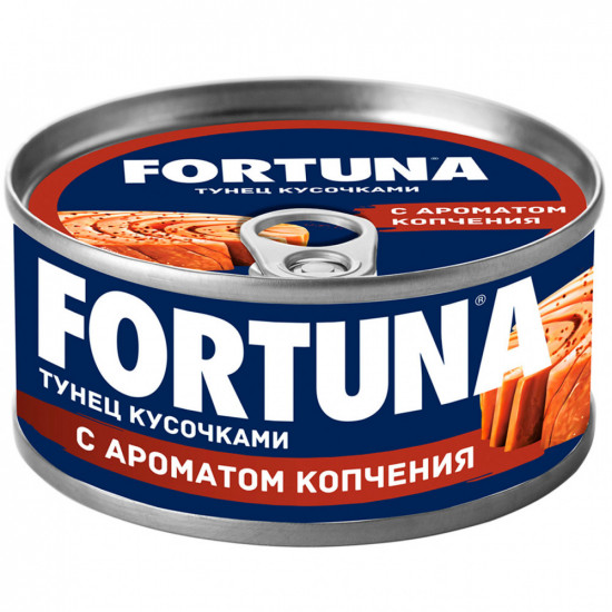 Тунец кусочками с ароматом копчения