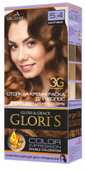 Крем-краска для волос «Glori's» 5.4 Капучино