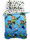 Комплект постельного белья «Подводный майнкрафт»