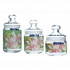 Набор банок для сыпучих продуктов  Carine Freesia (3 шт)