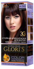 Крем-краска для волос «Glori's» 4.56 Натуральный кофе