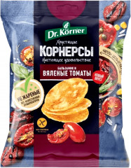 Чипсы цельнозерновые кукурузно-рисовые с вялеными томатами и бальзамиком