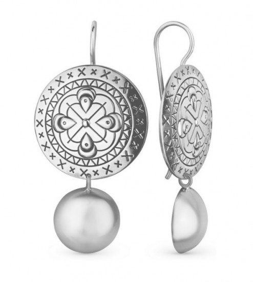 Серьги из серебра