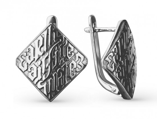Серьги из серебра