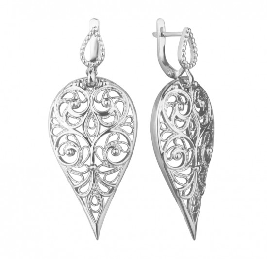 Серьги из серебра