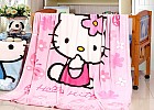 Плед детский «Hello Kitty» (арт. pld025-1 микрофибра, 1,5-спальный, размер 150х200)
