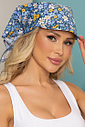 Косынка с козырьком женская