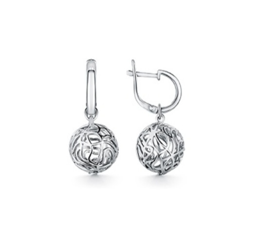 Серьги из серебра