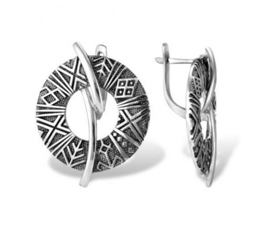 Серьги из серебра