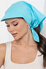 Косынка с козырьком женская