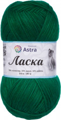 Пряжа для вязания «Ласка», 480 Зеленый