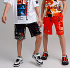 черный/оранжевый