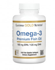 Омега 3 в капсулах Premium Fish Oil