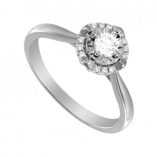 Кольцо из золота с бриллиантами