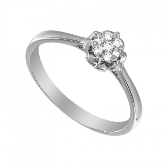 Кольцо из золота с бриллиантами