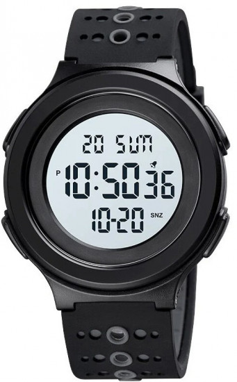 Часы наручные 1733BKWT black/white