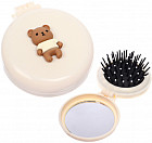 Расчёска массажная складная с зеркалом «Бамби бум»