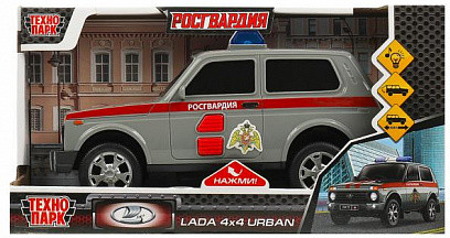 Модель пластиковая инерционная «Lada 4×4 Urban. Росгвардия»