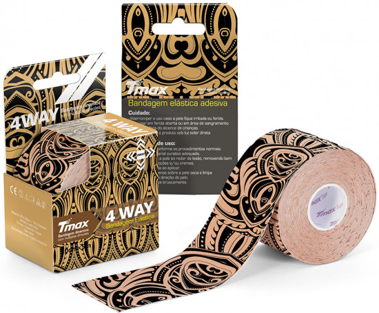 Тейп кинезиологический «4 WAY. Pattern Tattoo»