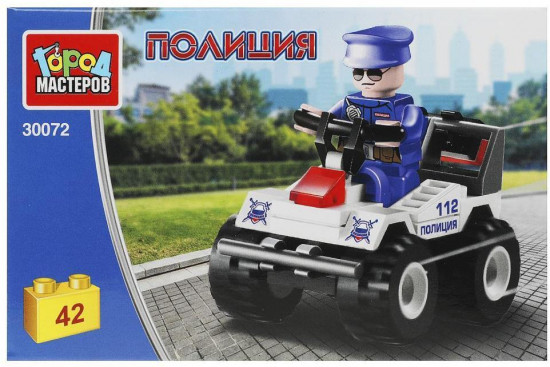 Конструктор «Полицейский на квадроцикле»