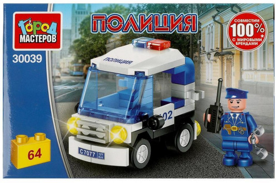 Конструктор «Полицейский на машине»