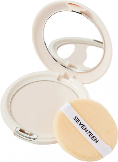 Natural Silky Compact Powder Компактная шелковая пудра для лица SPF 15, оттенок 06 Фарфор