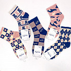 Комплект носков женских «Ромбики»