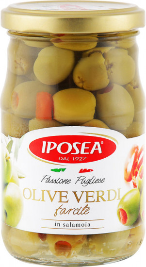 Оливки фаршированные перцем
