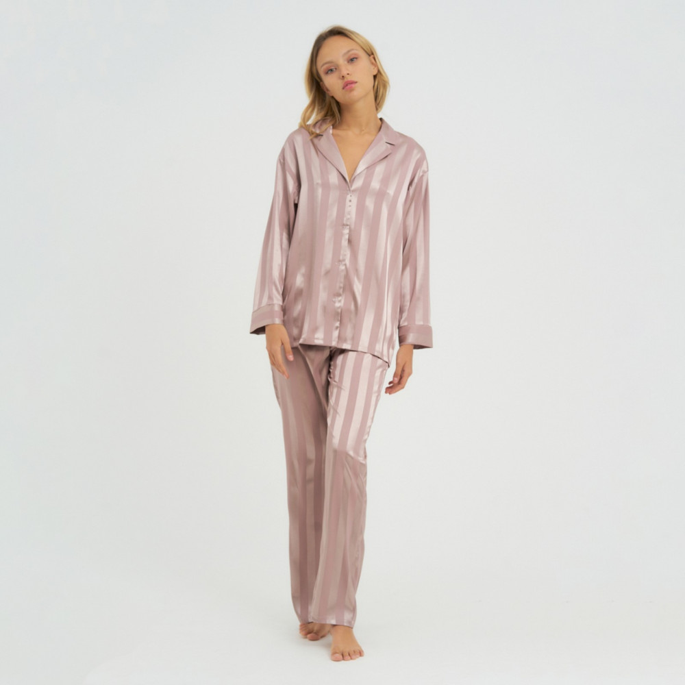 Пижама женская «Полоска» | Silk | KAFTAN