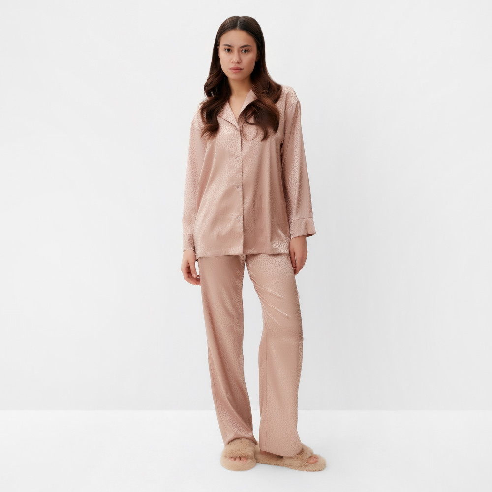 Пижама женская «Леопард» | Silk | KAFTAN